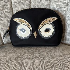 Kate Spade Owl Cosmetic Bag NWT